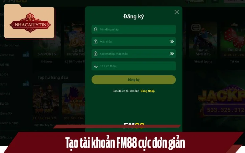 Tạo tài khoản cược ngay hôm nay để rinh về những món quà khủng