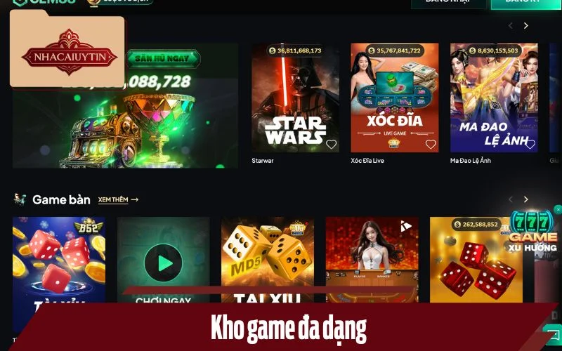 Đơn vị cung cấp danh sách game cược siêu hấp dẫn đến bet thủ