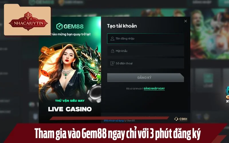 Mở tài khoản nhanh chóng ngay hôm nay mà không tốn sức