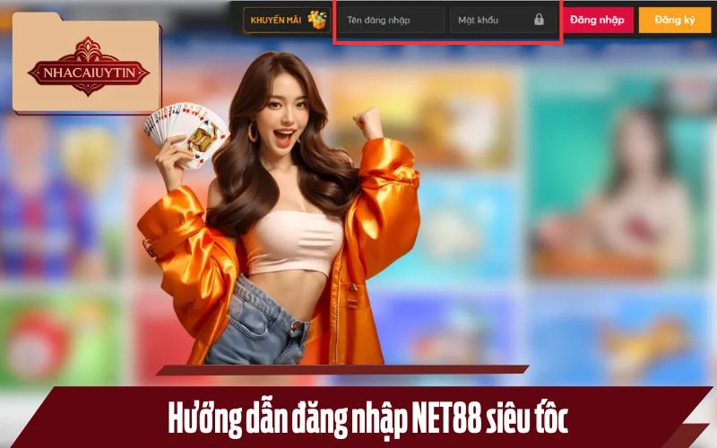 Hướng dẫn đăng nhập NET88 siêu tốc, thực hiện trong vài bước