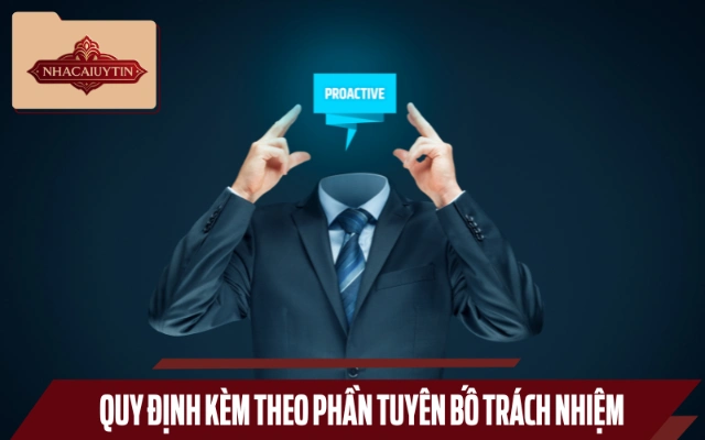 Những ràng buộc được nêu trong nội dung miễn trừ