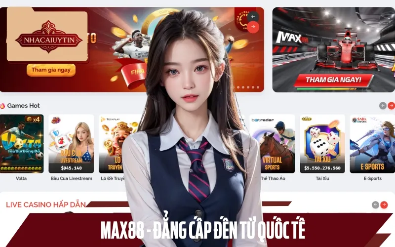 Max88 kết hợp công nghệ hiện đại và hệ thống game cực kỳ đa dạng