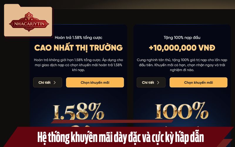 Đem đến hàng loạt chương trình khuyến mãi phong phú và giá trị