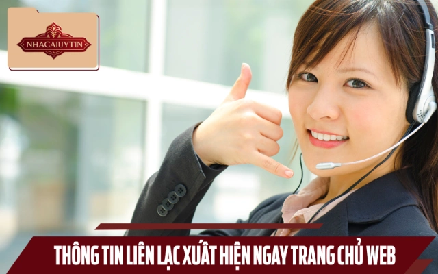 Mọi thông tin có ngay tại nền chính của trang chủ