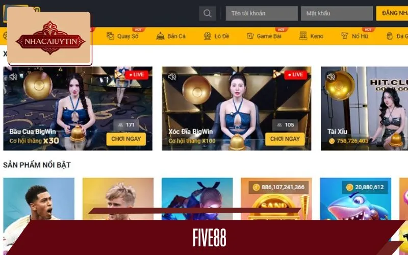 Sân chơi Five88 cực uy tín